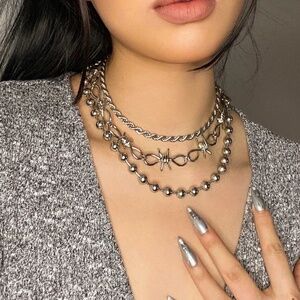 Barb Wire 3 Piece Choker Necklace "Limited Stock"